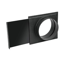 POWERTEC 70279 Dust Collection Blast Gate, 6 Inches ABS Plastic - 1 Pack
