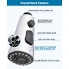 Stainless Faucet Head Replacement Metal Pull Down Kitchen Faucet Head
