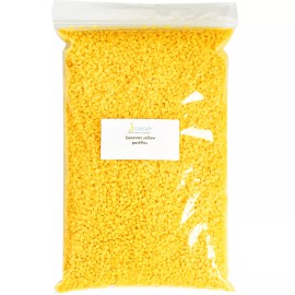 Soapeauty Yellow Beeswax Pastilles Beads 100% Pure & Natural for Lip Care, Body, Candles - 2 LBS