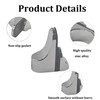 bociloy 4Pcs Adjustable Wood/Glass Floating Shelf Brackets Wall Mount, Polished