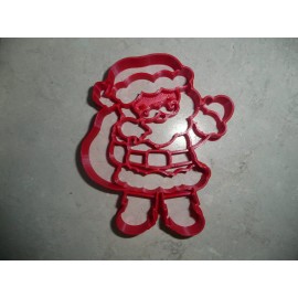 AJT SANTA CLAUS FULL BODY DETAILED CHRISTMAS HOLIDAY COOKIE CUTTER USA PR3980