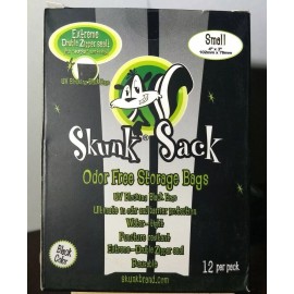 Skunk Sack Storage Heavy Duty UV Blocking Bags Dual Zipper Small 4x3”(12pc)