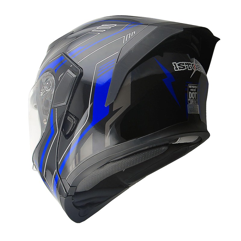 1Storm Motorcycle Modular Full Face Helmet Flip up Dual Visor