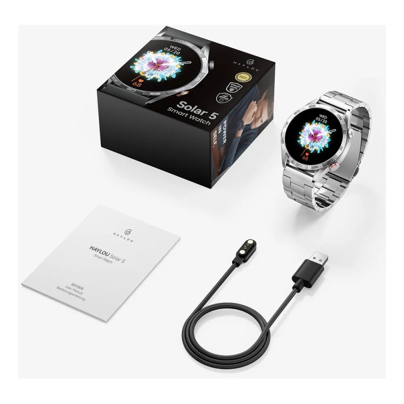 Reloj Inteligente Haylou Solar 5 Bt5.3 Reloj Con Doble Banda