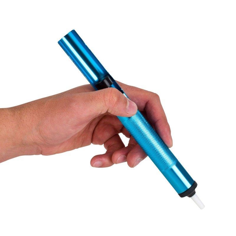 Desoldering Vacuum Pump, Aluminum, Teflon Tip