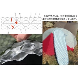 Windhike Air Mat, High R Value 5.8 / 3.5 - 20 °C, Air Bed, Ultra Lightweight, Camping Mat, Inflatable Mat, Waterproof, Disaster Prevention, Mountain Climbing, Outdoor, Sleeping in Car, Travel,