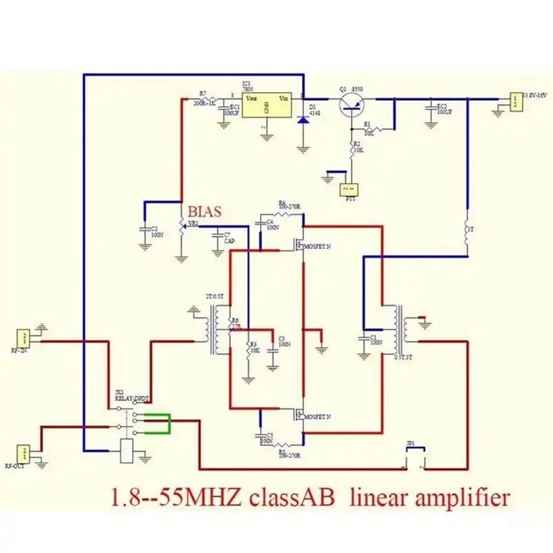 Radio Transceiver 3.5‑30Mhz 13.8V 5W Input 70W Output High Frequency