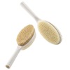Backski 2-Pack Brush Head for 19" Back Scrubber for Shower(Handle