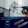 Phyxlyn 24-Inch SDS Max Set, 1 Inch Flat Chisel and
