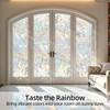 DARUITE Rainbow Window Film Privacy Film for Glass Windows Static
