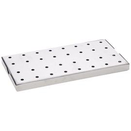 Genware NEV-SSDT3015 Drip Tray, Stainless Steel, 30 cm x 15 cm