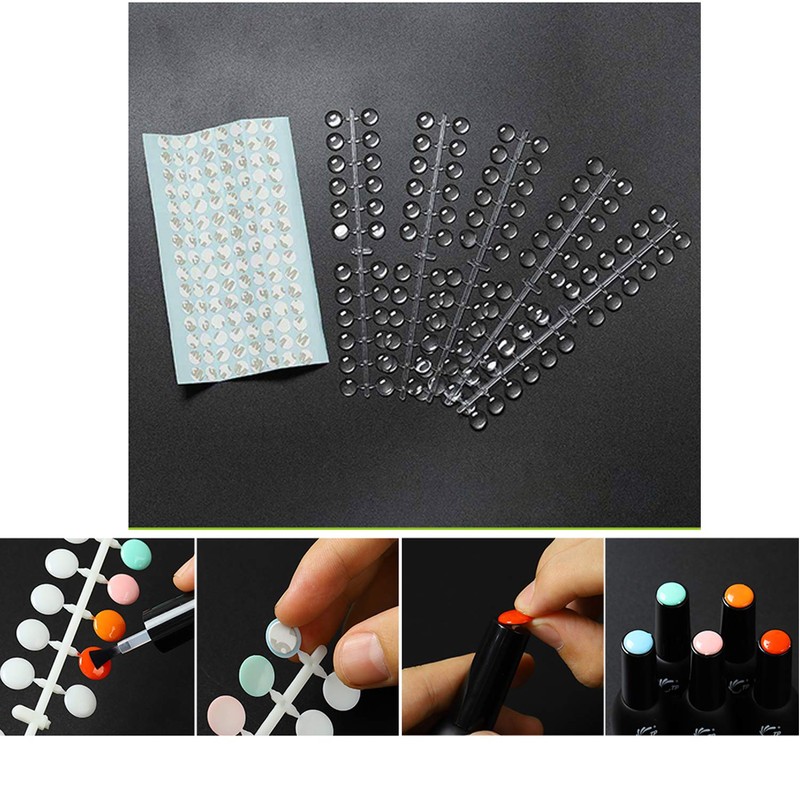 120 Pcs False Nail Display Tips Nail Art Display Chart