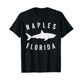 Naples Florida T Shirt Shark FL Apparel Souvenir T-Shirt