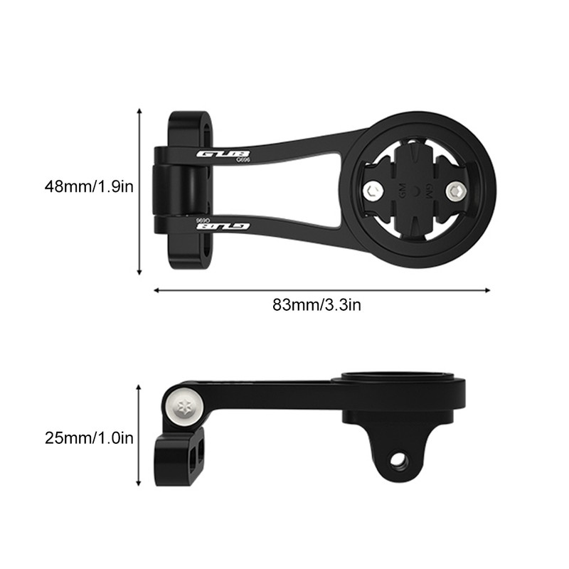 Bike Computer Mount Extend Aluminum Alloy Lightweight Adjustable For Garmin