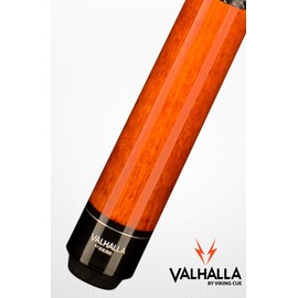 Viking Valhalla 100 Series with Irish Linen Wrap 2 Piece 58" Pool Cue Stick VA119 (18oz, Autumn Orange)