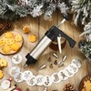 Reallnaive Christmas Cookie Press Set Includes Stainless Steel Cookie Press