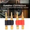 Banana Plug 2-Piece Set, Stackable Male Brass Connectors, 32A 1000V,