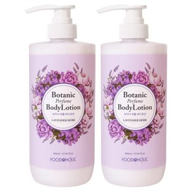 (1+1) Food A Holic Botanic Perfume Body Lotion Lavender Herb 800ml / Large-capacity body milk with a pleasant scent / (1+1)푸드어홀릭 보타닉 퍼퓸 바디로션 라벤더 허브 800ml향이좋은 대용량 바디밀크