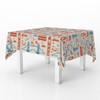 Xtremepads London Britishs Pattern Pattern - Rectangle Oblong Linen Tablecloth,