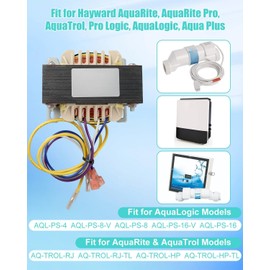 Transformer Fit for Hayward Salt System Control Unit Compatible with Goldline Aqua Rite Aqua Trol Aqua Logic Salt Chlorination Systems for Pools