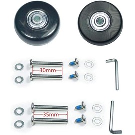 Replacement Wheels for Suitcase Rubber Wheels Replacement Wheels Wheel for Trolley Samsonite Hard Case Wheels with Ball Bearing Replacement Parts Repair Kit
