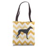 Italian Greyhound Dog Mom Dad Orange Wave Pet Gift Tote