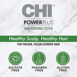 Champú exfoliante Chi Powerplus de Chi para unisex - Champú de 12 onzas, 12 onzas