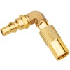EEEKit 1/4In RV Quick Connect Adapter, Propane Elbow Adapter Conversion