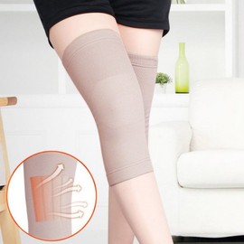 New Winter Fleece-Lined Stretchy Unisex Knee and Arm Warmer Support Popular Black/M