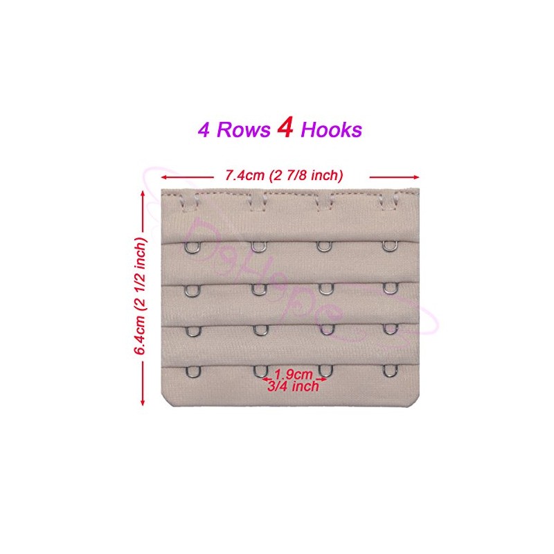DoHope Ultra Soft Bra Extender Band Breathing Room 4 Rows
