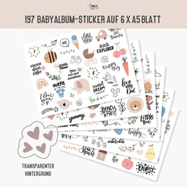 Sticker Wedding Guest Book Sticker Photo Album Scrapbook Wedding Registry Office Green Eucalyptus (Baby)