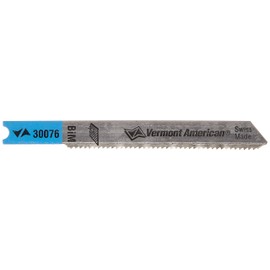 Vermont American 30076 2-3/4-Inch 21TPI U Shank Bi-Metal Metal Cutting Jigsaw Blade