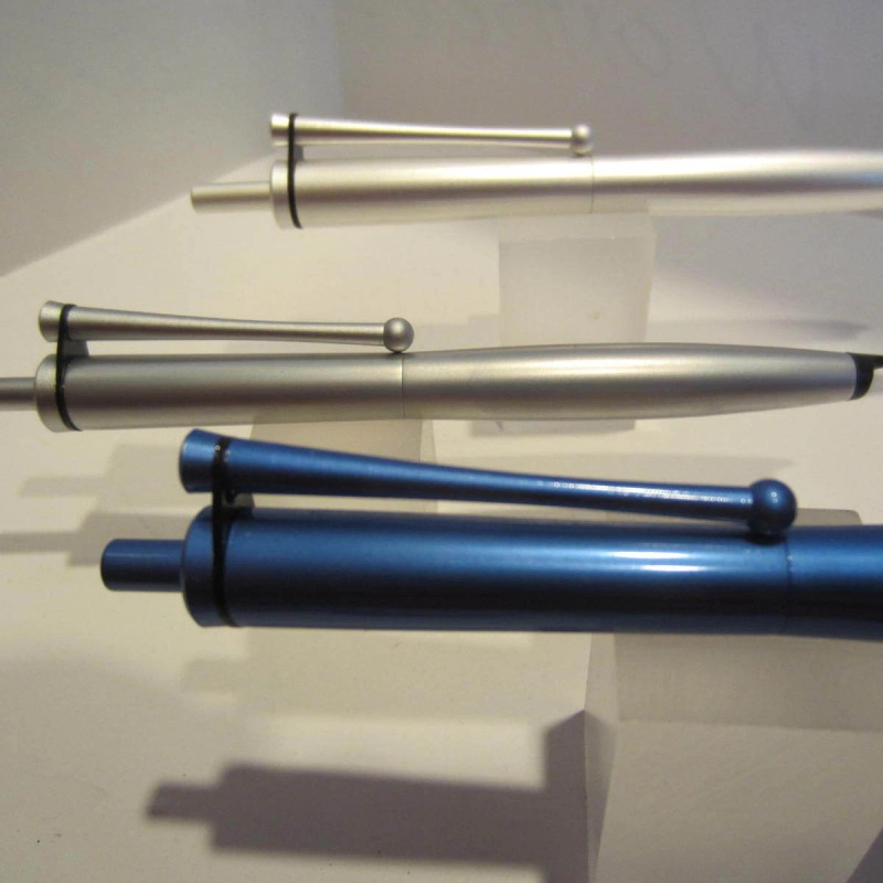 TERZETTI METAL PDA TIP STYLUS GREY BALLPOINT PEN-IDEAL FOR FEDEX,UPS