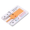 HKUN Tire Groove Measuring Gauge, Mini Depth Gauge, Tire Wear