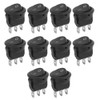 10-Piece Rocker Switch 3-Pin 2-Position Round Boat Rocker Switch 23