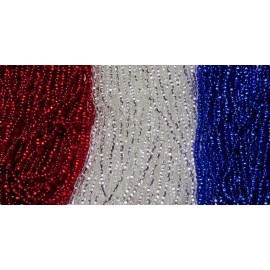 PRECIOSA Czech 11/0 Preciosa USA Transparent Silver Lined Bundle Rocaille Glass Seed Bead