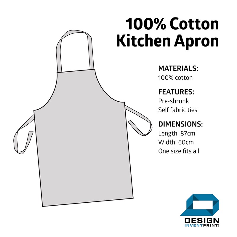 D Design Invent Print! Nonna Gift Apron Birthday Cooking Kitchen