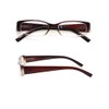 5 Pack Spring Hinge Reading Glasses Rectangular Fashion Quality Readers
