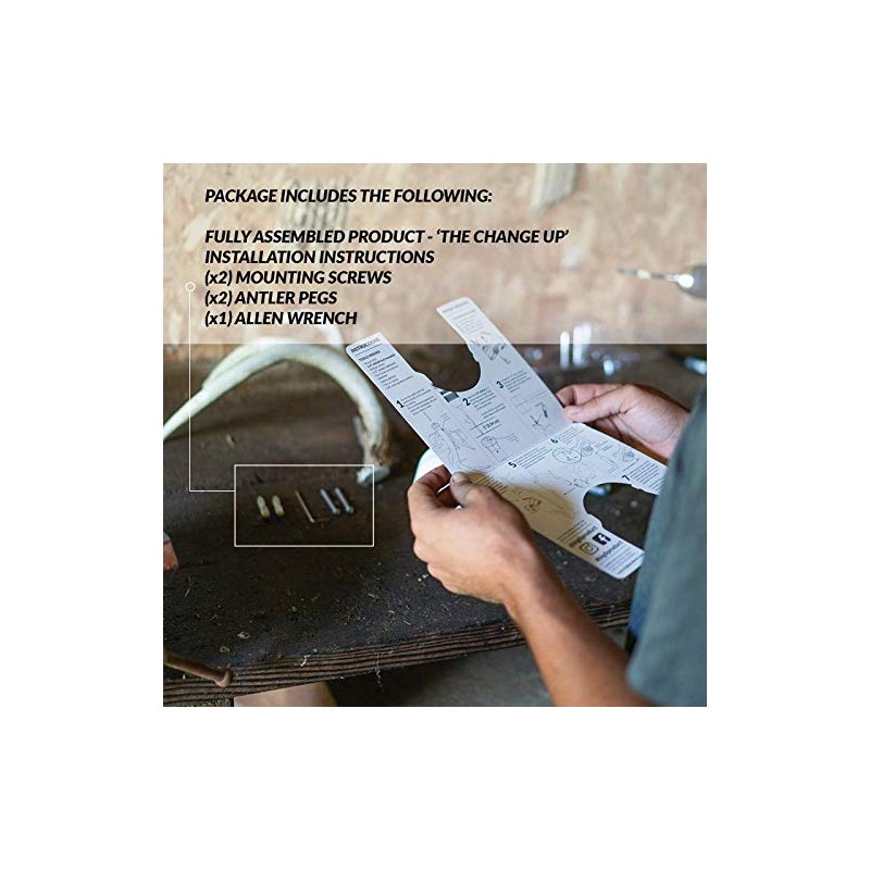 Bone Collector The Change Up Antler Mounting Kit with Skull