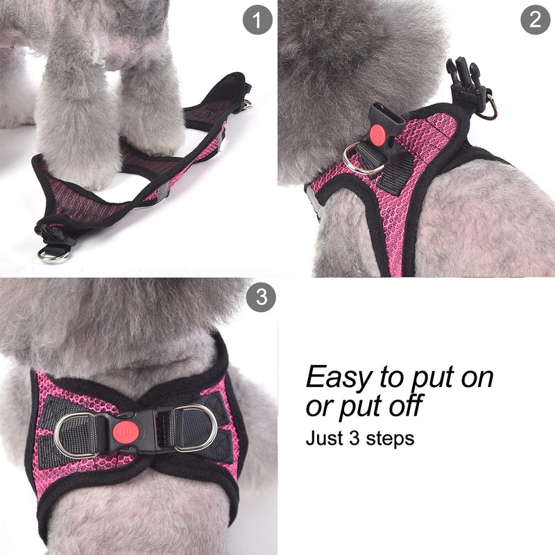Matilor Dog Harness Step-in Breathable Puppy Cat Dog Vest Harnesses