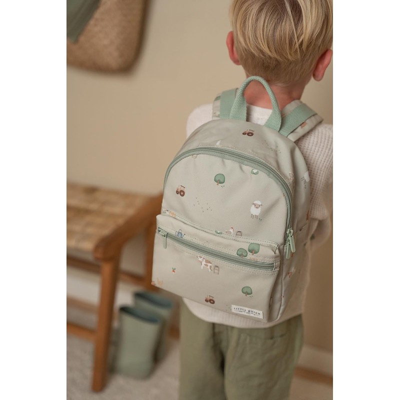 Little Dutch Little Farm 4945 Children's Backpack Green (29 x