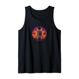 Sacred Geometry Abstract Triangle - Zen Geometric Tank Top