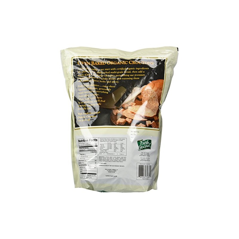 Fresh Gourmet Organic Croutons, 32-Ounce