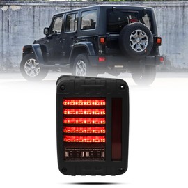 Gronsvt A pair of LED light sources JK Wrangler third-generation multifunctional taillights compatible with 2007-2018