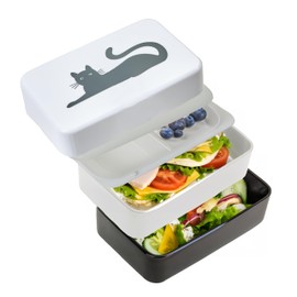 Premier Housewares Stylish Multi Compartments, Portable Lunch Box for Kids School, Offices, Bento Box for Travel