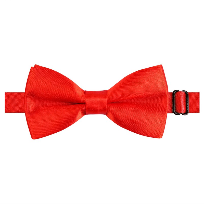 Alizeal Boys Pre-tied Bow Tie Solid Color Fancy Plain Adjustable