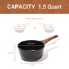 ESLITE LIFE 1.5 Quart Sauce Pan with Lid Nonstick Small