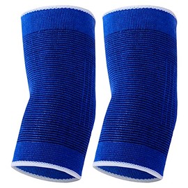 HAADI Elbow Support Brace Set of 2 Compression Arm Splint Sleeve Tennis Elbow Strap Best for Golfers, Weightlifting,Joint Pain Relief Treatment for Men & Women-Anti-Slip, Breathable & Comfortable