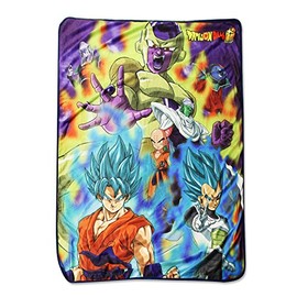 Great Eastern Entertainment Dragon Ball Super- Group 3 Sublimation Throw Blanket