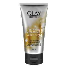 Olay Regenerist Vitamin C y Peptide 24 Exfoliating Cleanser 150 Ml 5 Fl Oz Limpiador Exfoliante Con Vitamina C Y Péptidos Formulado Por Expertos Está Elaborado Con Exfoliantes Suaves Para Suavizar